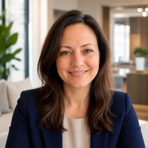 After — fictional Real Estate Agent Headshot result, same subject