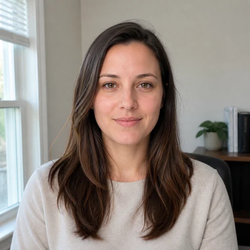 Before — fictional casual source photo for Lawyer Headshot, same subject